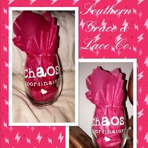 Chaos coordinator wine glass